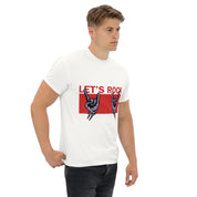 Foto di - T-shirt Stampata Unisex – 100% Cotone – Stile Streetwear e Confortevole – Let's Rock-DTG-Biiply