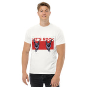 Foto di - T-shirt Stampata Unisex – 100% Cotone – Stile Streetwear e Confortevole – Let's Rock-DTG-Biiply