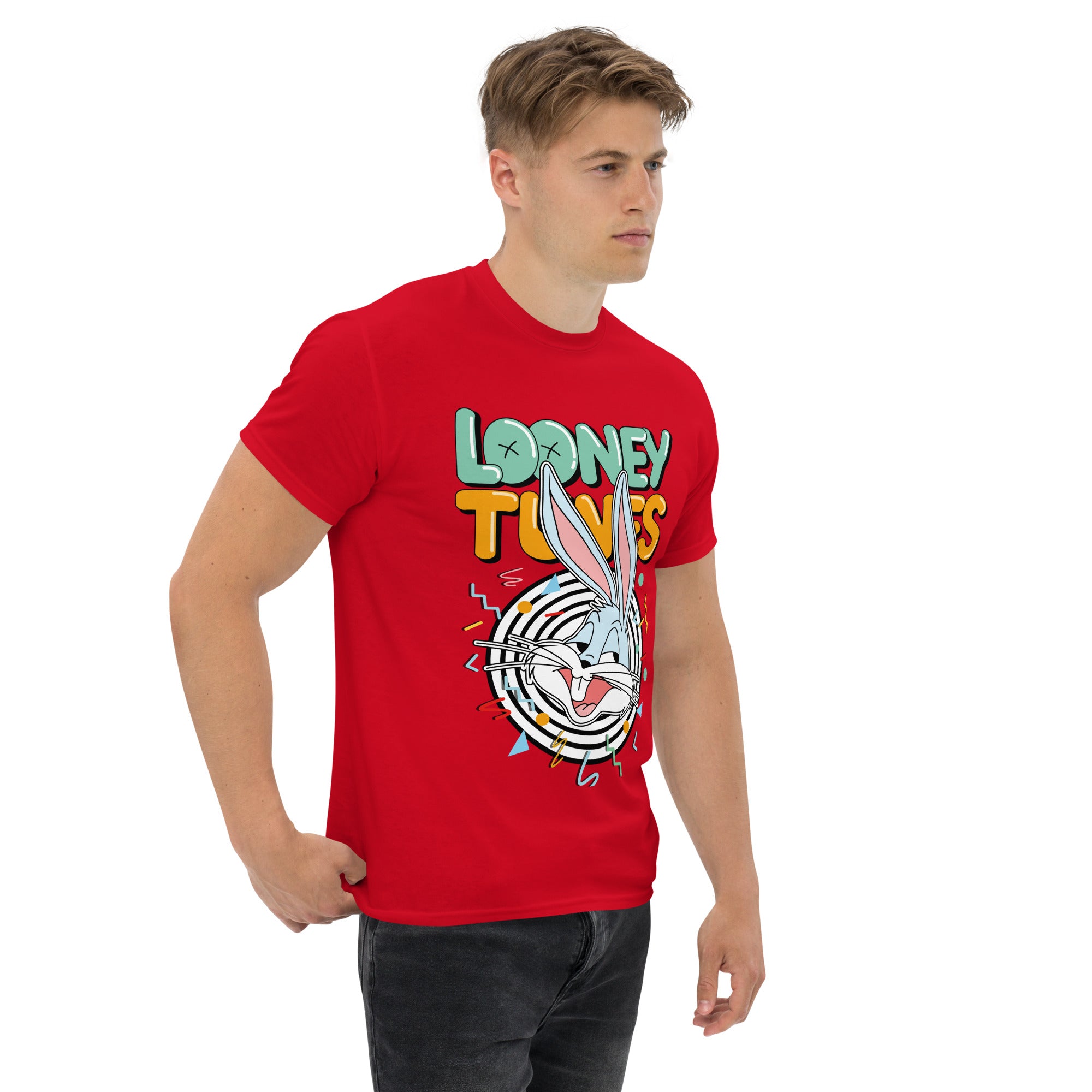 Foto di - T-shirt Stampata Unisex – 100% Cotone – Stile Streetwear e Confortevole – Looney Tunes-DTG-Biiply