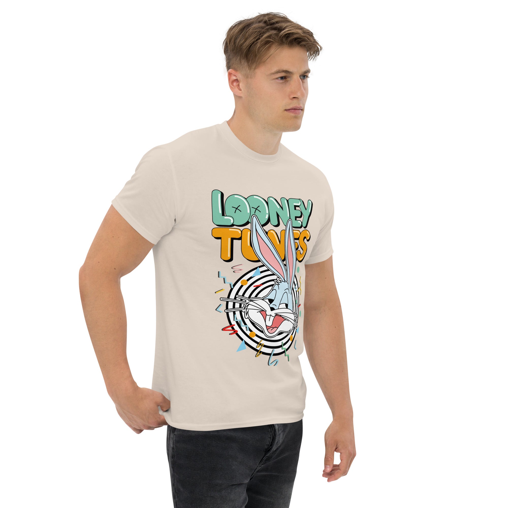 Foto di - T-shirt Stampata Unisex – 100% Cotone – Stile Streetwear e Confortevole – Looney Tunes-DTG-Biiply