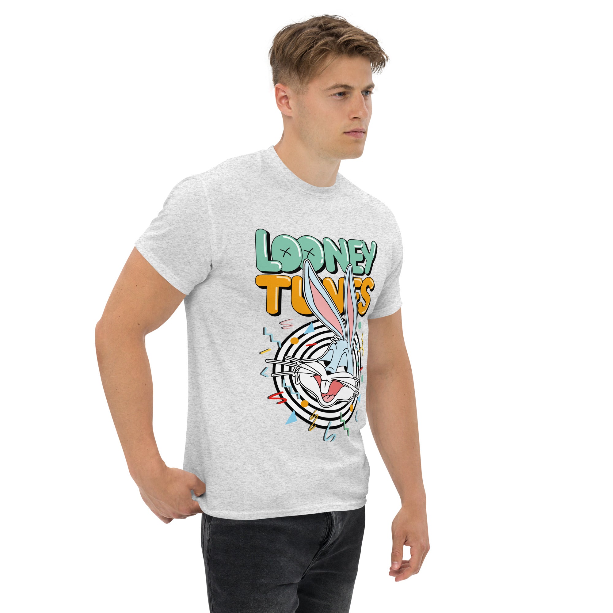 Foto di - T-shirt Stampata Unisex – 100% Cotone – Stile Streetwear e Confortevole – Looney Tunes-DTG-Biiply