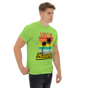 Foto di - T-shirt Stampata Unisex – 100% Cotone – Stile Streetwear e Confortevole – Lost in Hawaii-DTG-Biiply