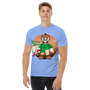 Foto di - T-shirt Stampata Unisex – 100% Cotone – Stile Streetwear e Confortevole – Mario Breaking Bricks-DTG-Biiply