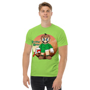 Foto di - T-shirt Stampata Unisex – 100% Cotone – Stile Streetwear e Confortevole – Mario Breaking Bricks-DTG-Biiply