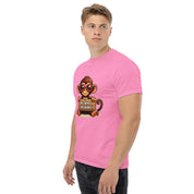 Foto di - T-shirt Stampata Unisex – 100% Cotone – Stile Streetwear e Confortevole – Monkey Work For Banana-DTG-Biiply