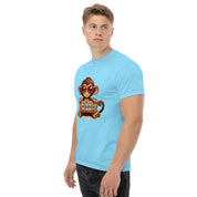 Foto di - T-shirt Stampata Unisex – 100% Cotone – Stile Streetwear e Confortevole – Monkey Work For Banana-DTG-Biiply