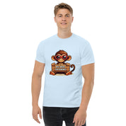 Foto di - T-shirt Stampata Unisex – 100% Cotone – Stile Streetwear e Confortevole – Monkey Work For Banana-DTG-Biiply