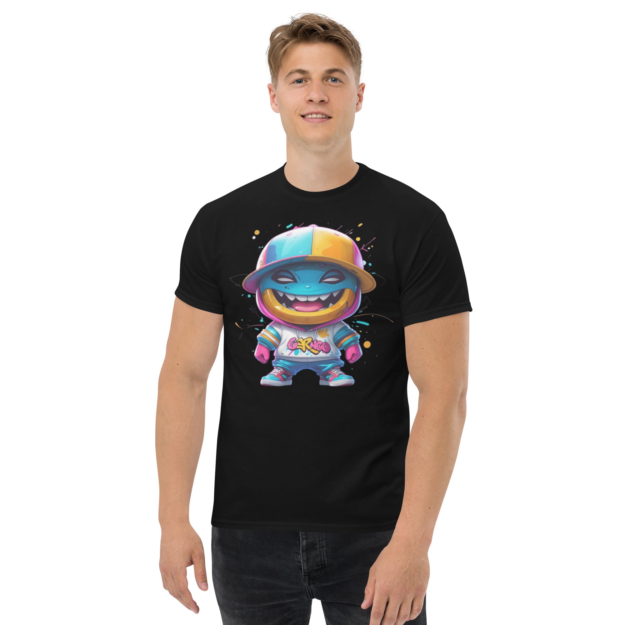 Foto di - T-shirt Stampata Unisex – 100% Cotone – Stile Streetwear e Confortevole – Monster-DTG-Biiply