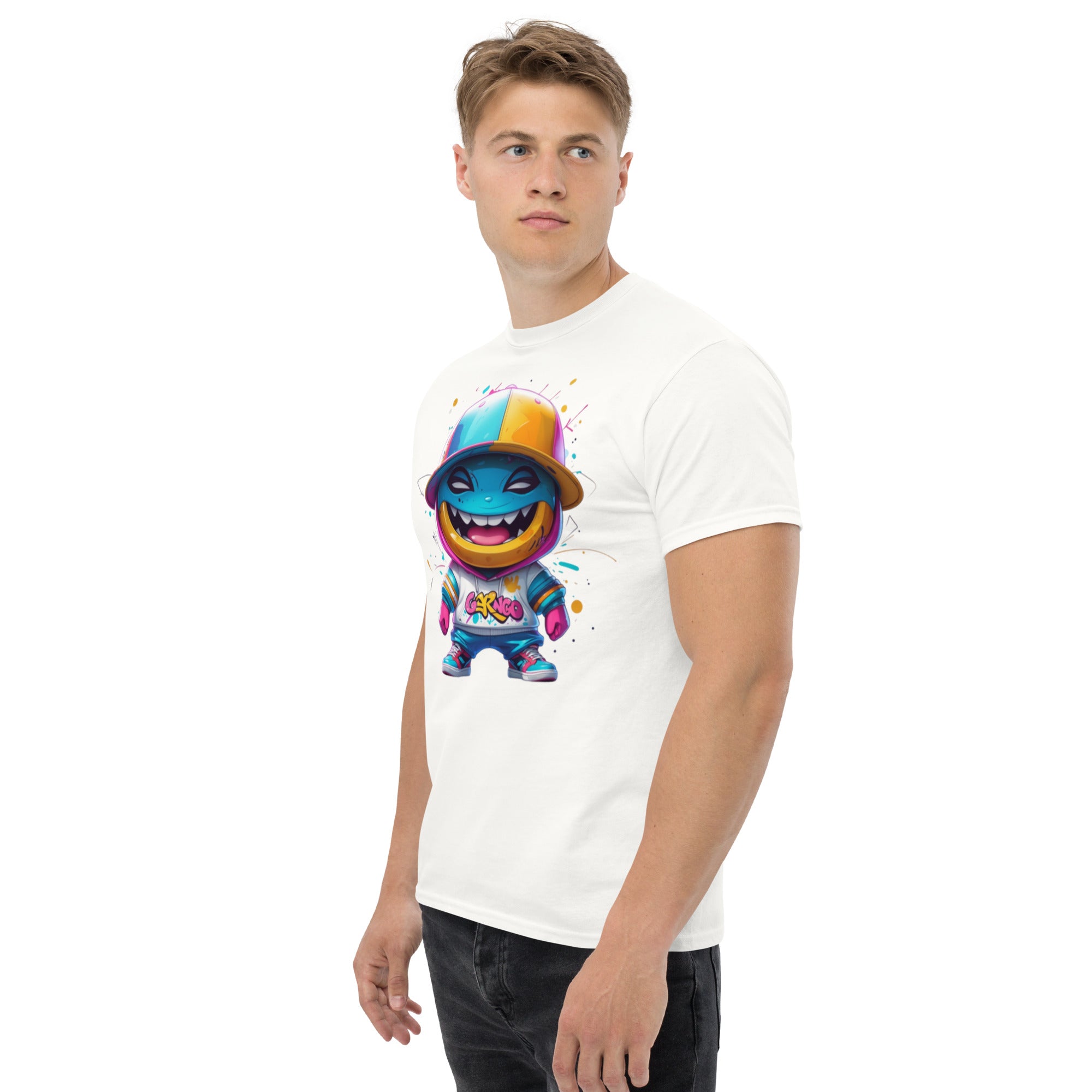 Foto di - T-shirt Stampata Unisex – 100% Cotone – Stile Streetwear e Confortevole – Monster-DTG-Biiply