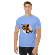 Foto di - T-shirt Stampata Unisex – 100% Cotone – Stile Streetwear e Confortevole – Moon Skater-DTG-Biiply