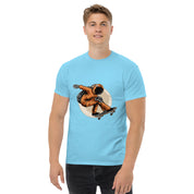 Foto di - T-shirt Stampata Unisex – 100% Cotone – Stile Streetwear e Confortevole – Moon Skater-DTG-Biiply