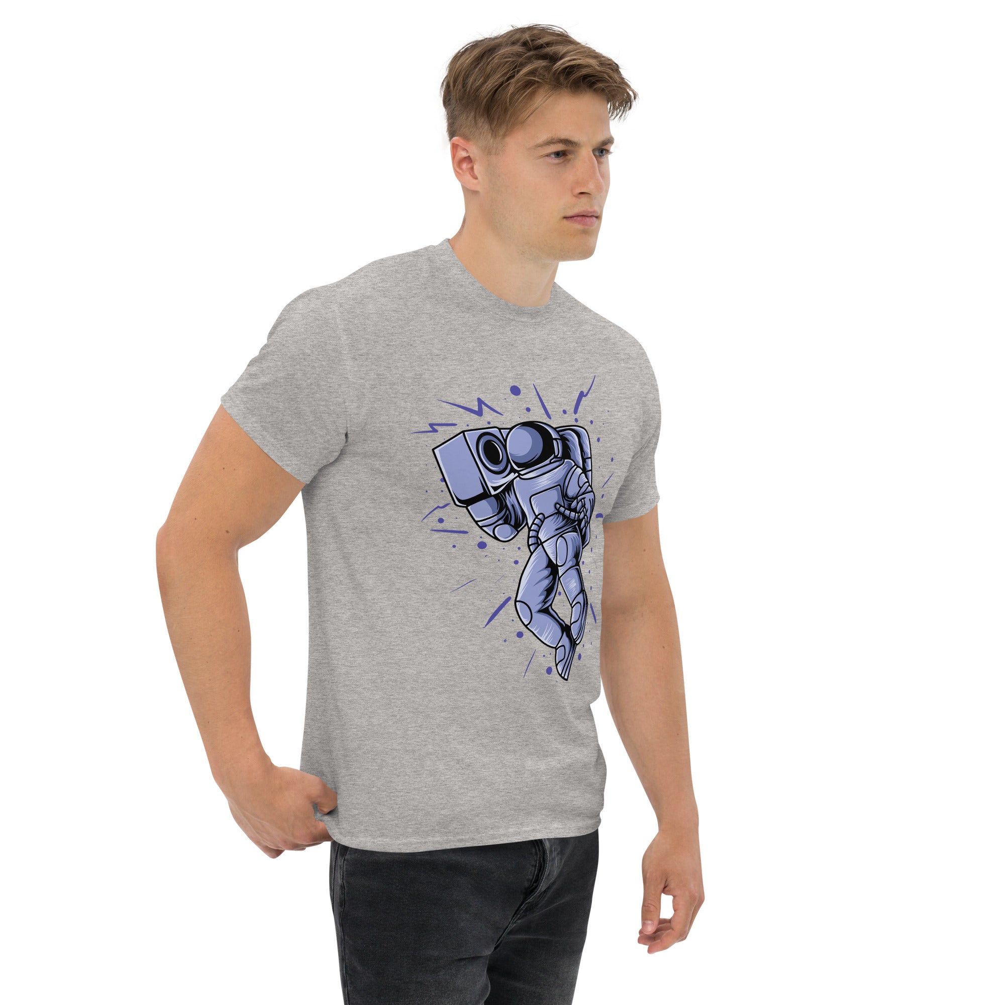 Foto di - T-shirt Stampata Unisex – 100% Cotone – Stile Streetwear e Confortevole – Music in the space-DTG-Biiply
