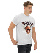Foto di - T-shirt Stampata Unisex – 100% Cotone – Stile Streetwear e Confortevole – Muuh Shock-DTG-Biiply