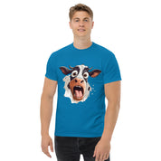 Foto di - T-shirt Stampata Unisex – 100% Cotone – Stile Streetwear e Confortevole – Muuh Shock-DTG-Biiply