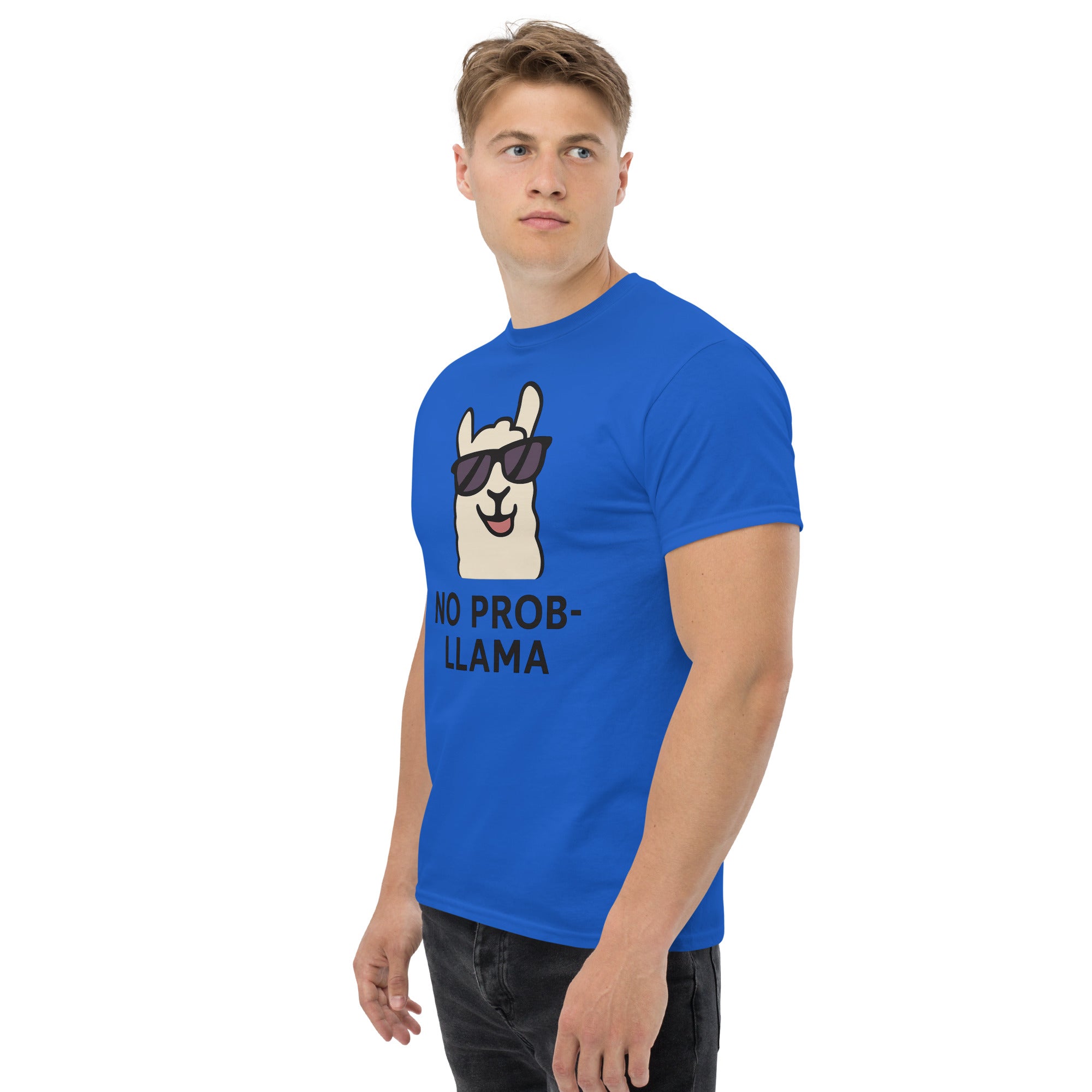 Foto di - T-shirt Stampata Unisex – 100% Cotone – Stile Streetwear e Confortevole – No PROB-LLAMA-DTG-Biiply