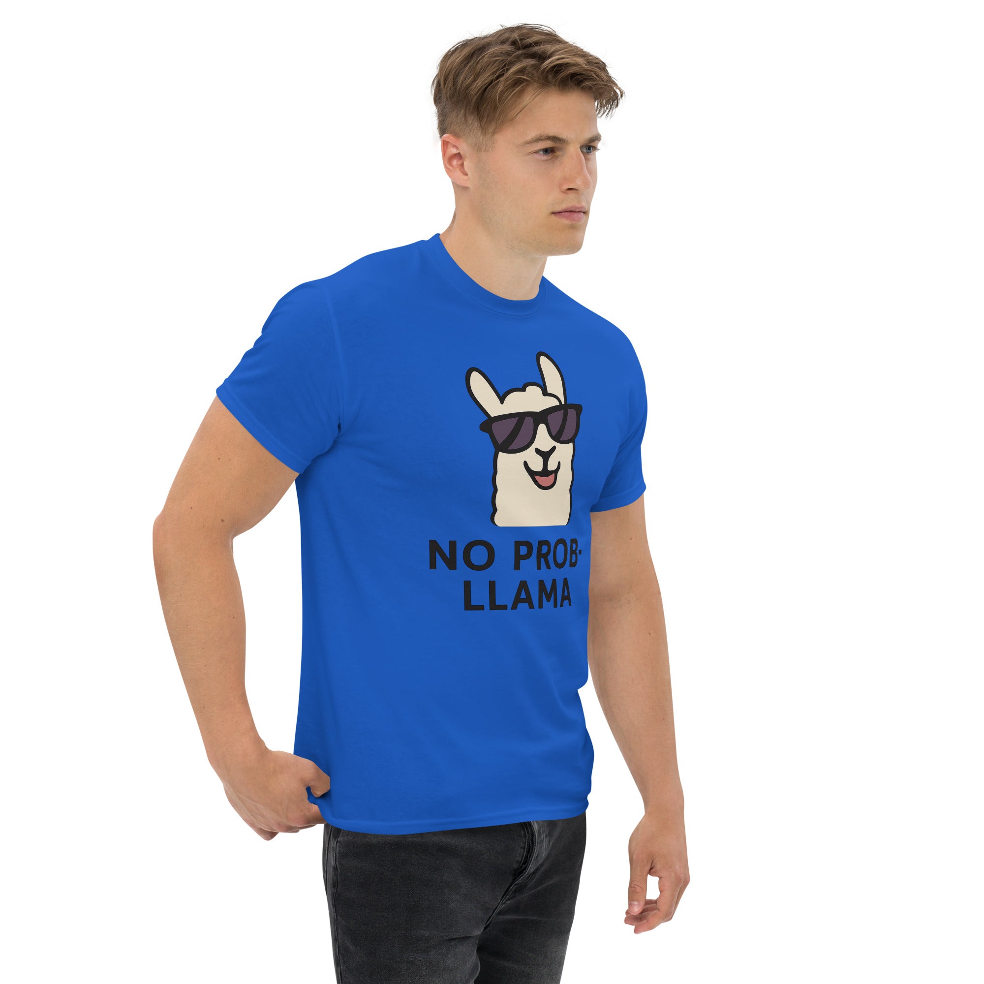 Foto di - T-shirt Stampata Unisex – 100% Cotone – Stile Streetwear e Confortevole – No PROB-LLAMA-DTG-Biiply
