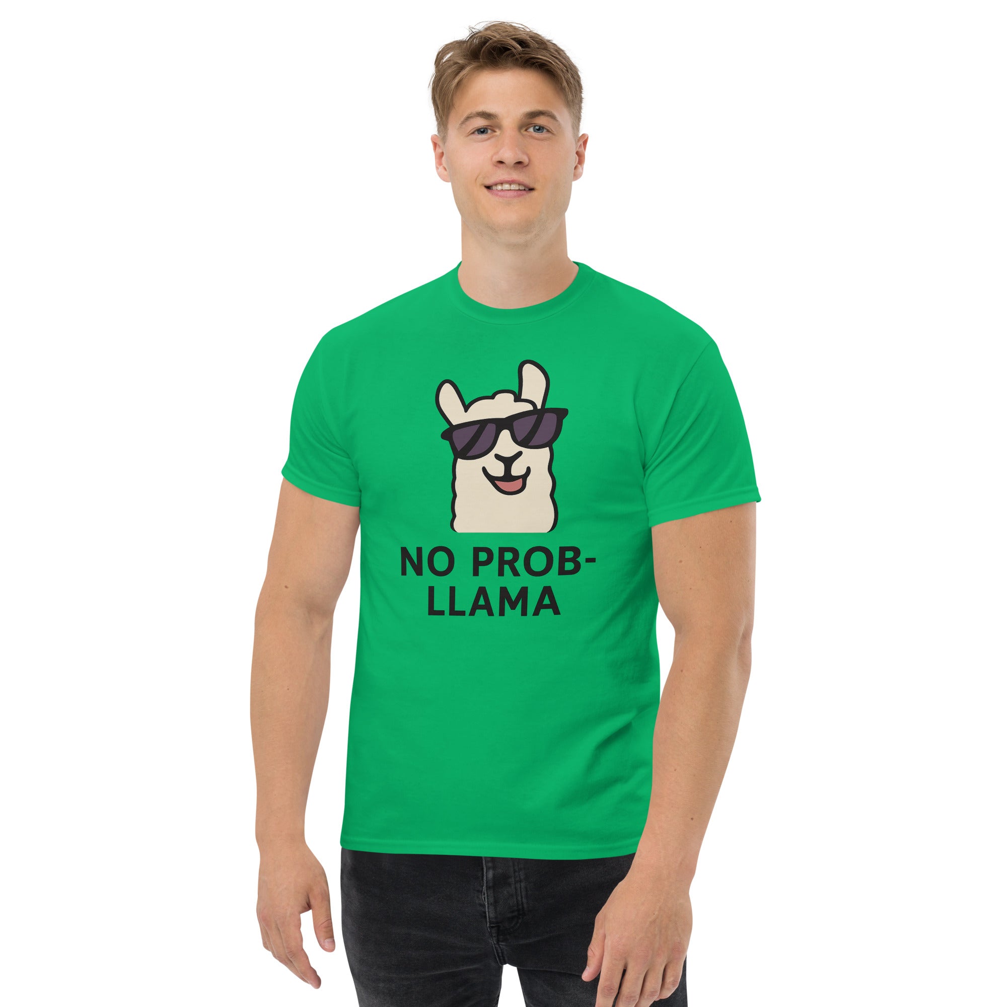 Foto di - T-shirt Stampata Unisex – 100% Cotone – Stile Streetwear e Confortevole – No PROB-LLAMA-DTG-Biiply