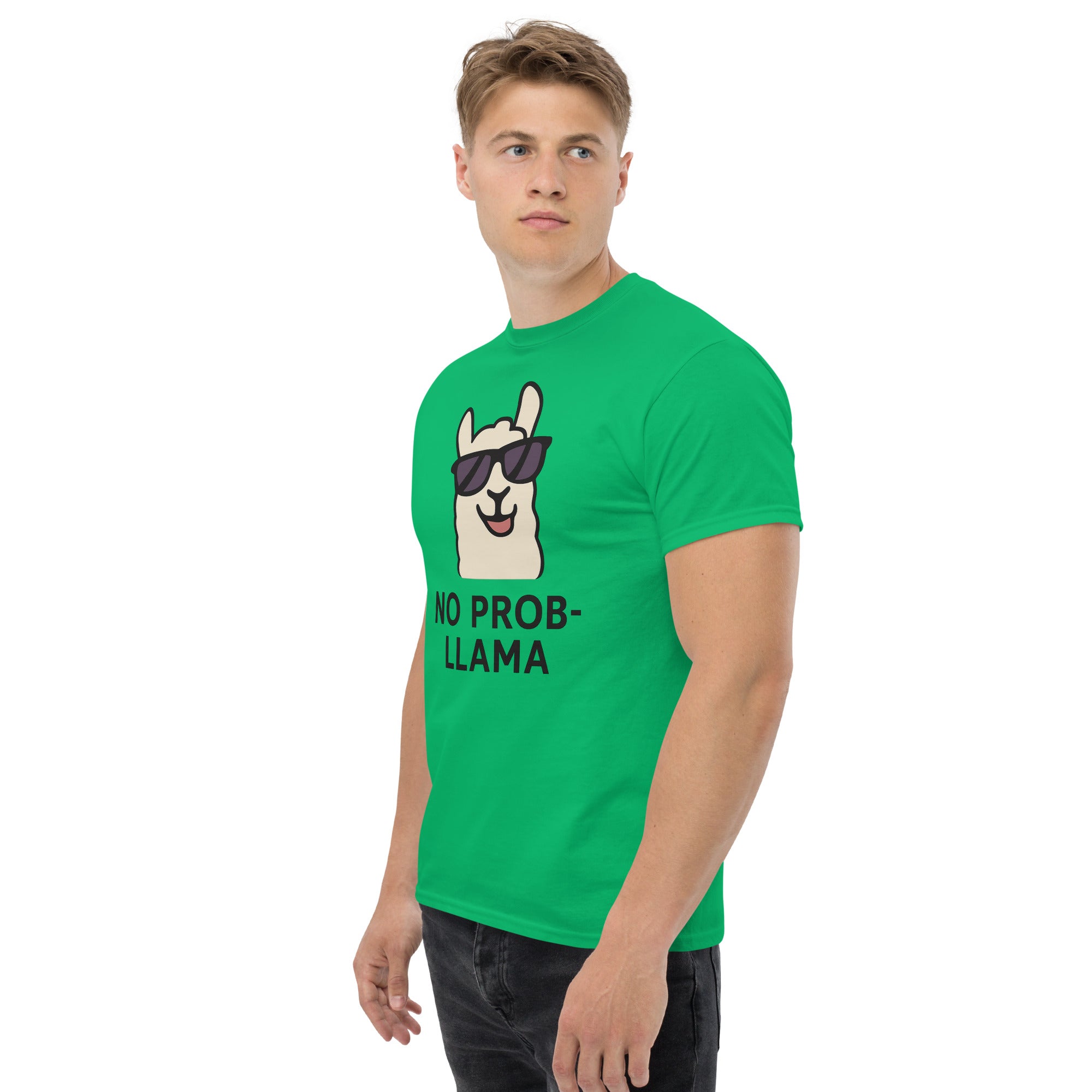 Foto di - T-shirt Stampata Unisex – 100% Cotone – Stile Streetwear e Confortevole – No PROB-LLAMA-DTG-Biiply