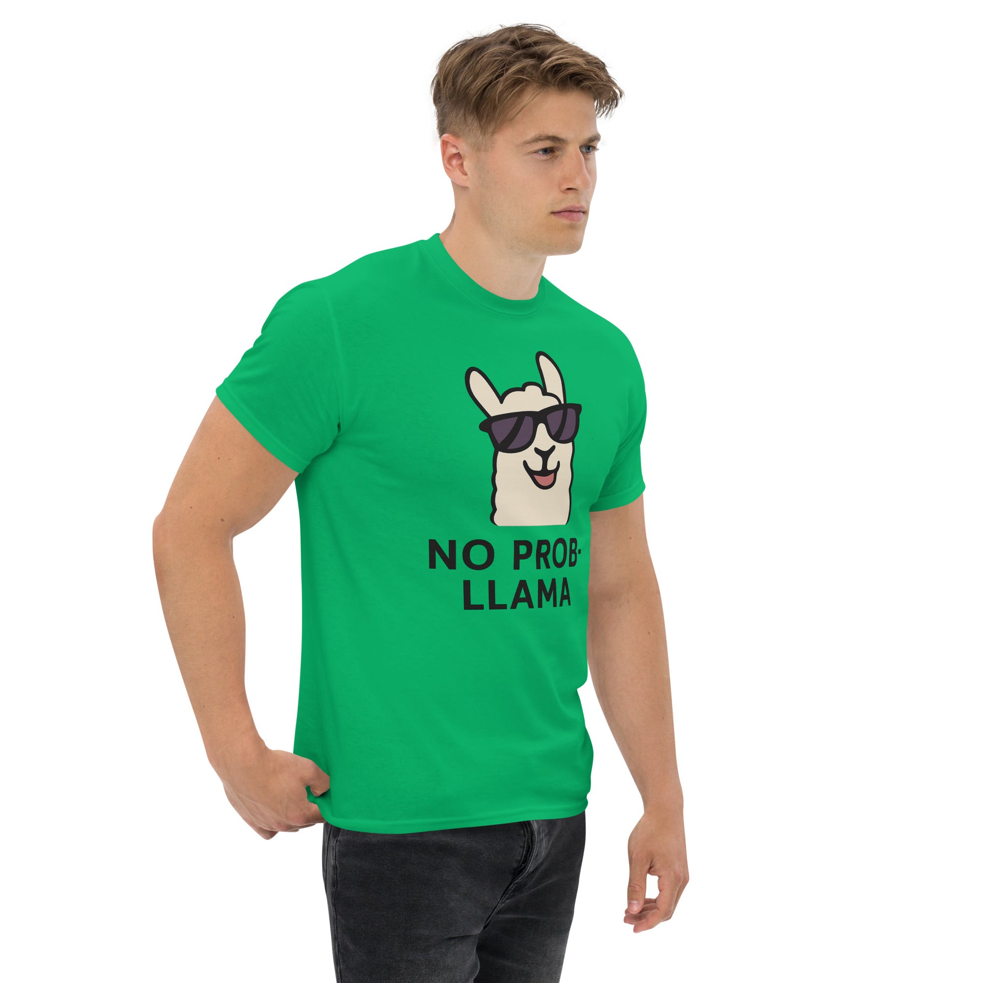 Foto di - T-shirt Stampata Unisex – 100% Cotone – Stile Streetwear e Confortevole – No PROB-LLAMA-DTG-Biiply