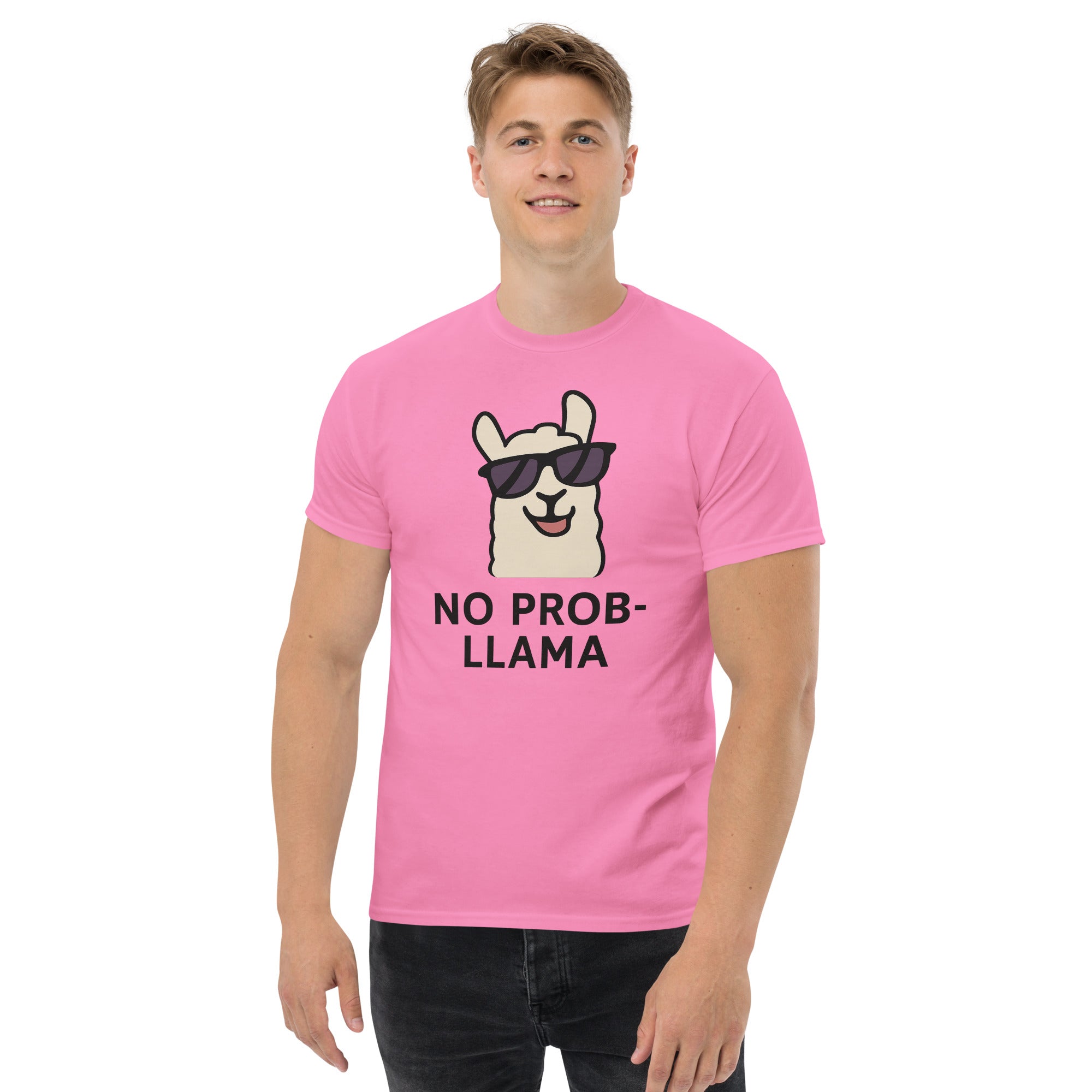 Foto di - T-shirt Stampata Unisex – 100% Cotone – Stile Streetwear e Confortevole – No PROB-LLAMA-DTG-Biiply