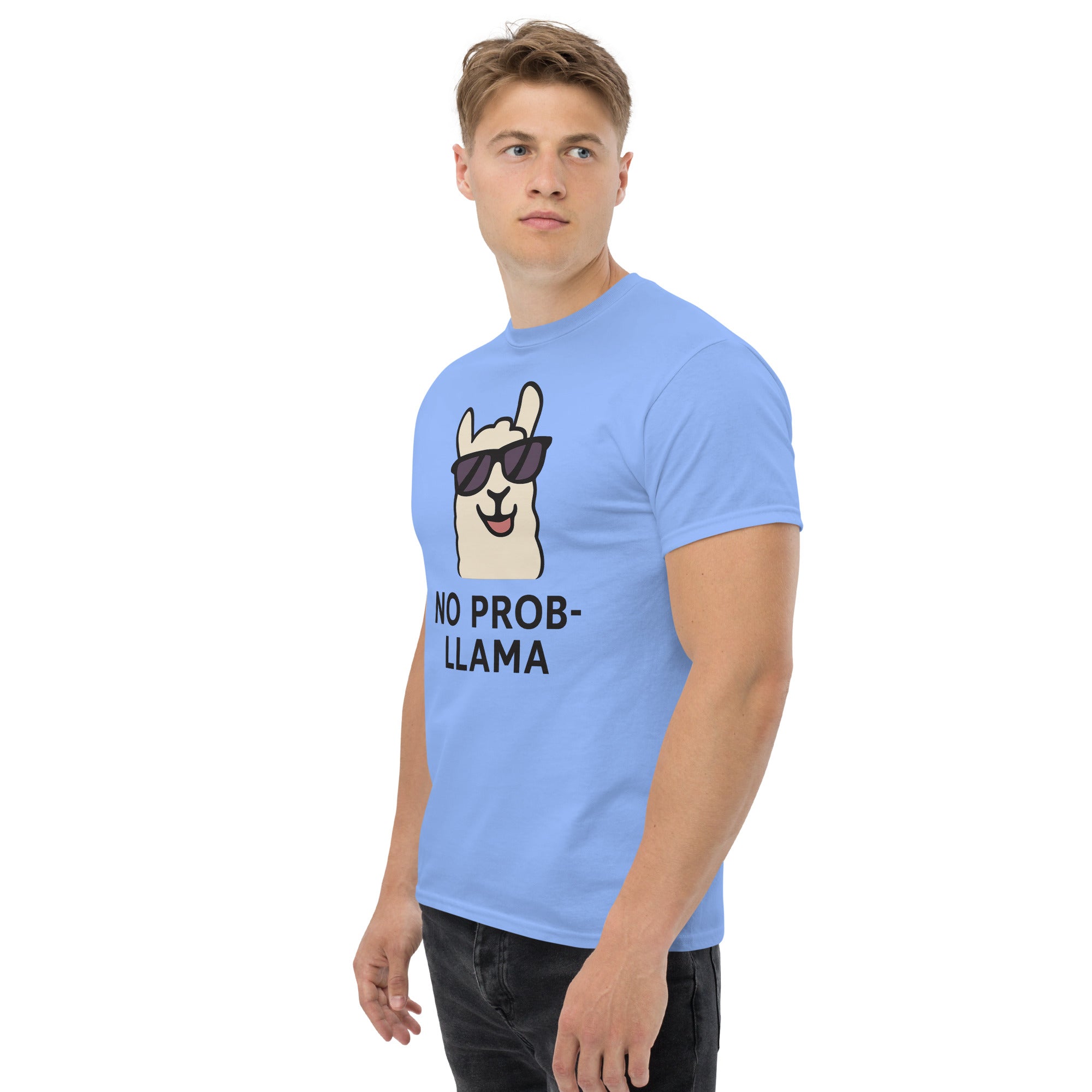 Foto di - T-shirt Stampata Unisex – 100% Cotone – Stile Streetwear e Confortevole – No PROB-LLAMA-DTG-Biiply