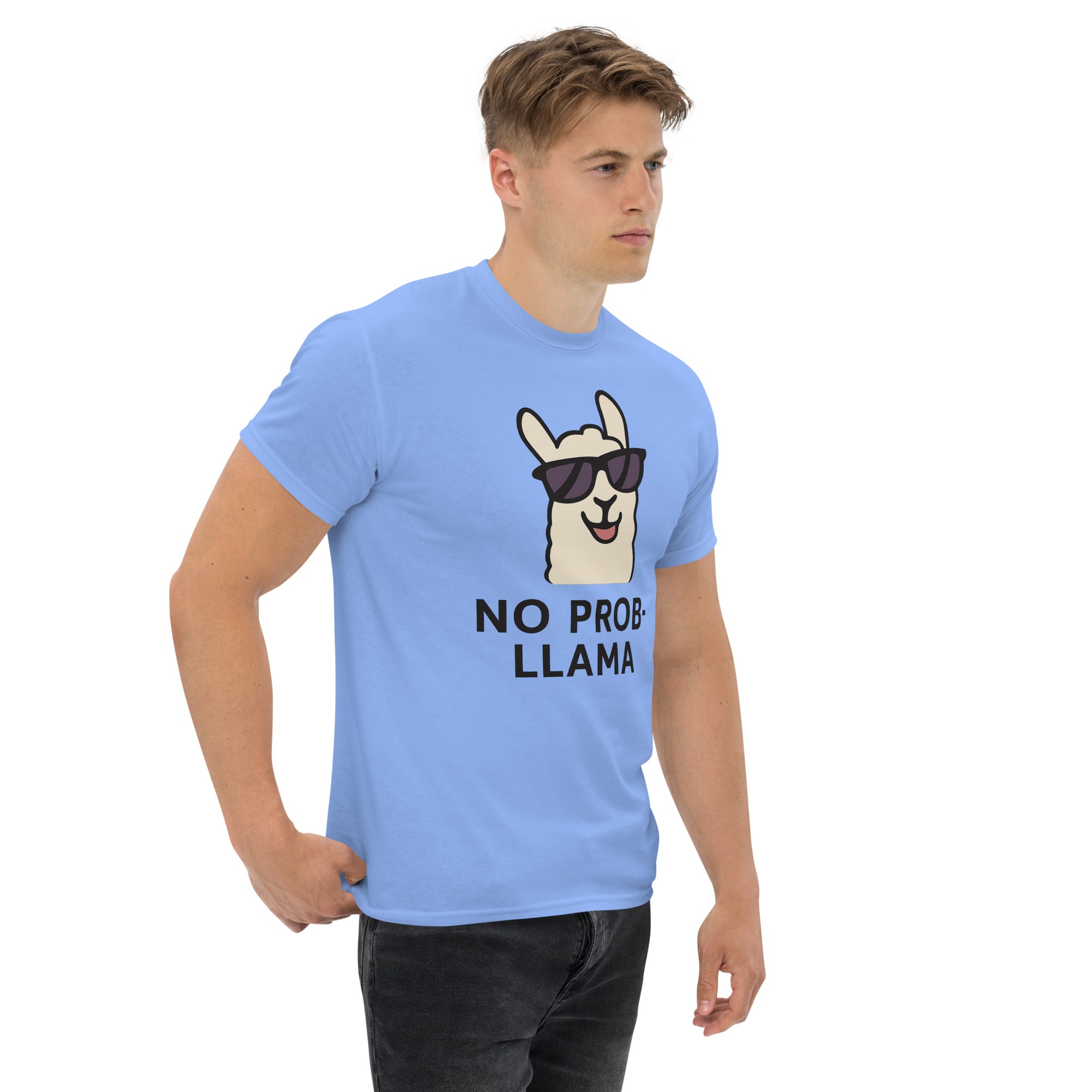 Foto di - T-shirt Stampata Unisex – 100% Cotone – Stile Streetwear e Confortevole – No PROB-LLAMA-DTG-Biiply