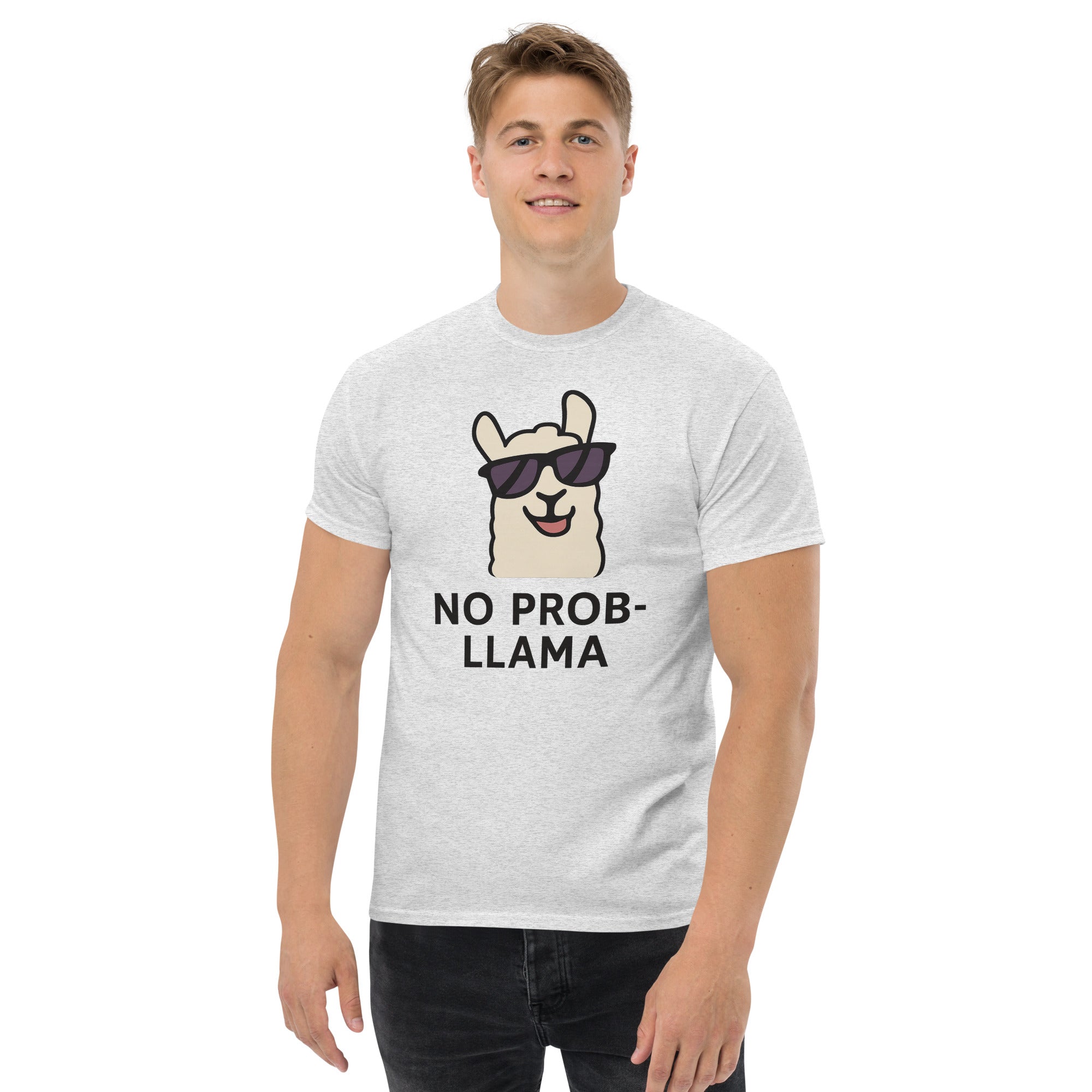 Foto di - T-shirt Stampata Unisex – 100% Cotone – Stile Streetwear e Confortevole – No PROB-LLAMA-DTG-Biiply