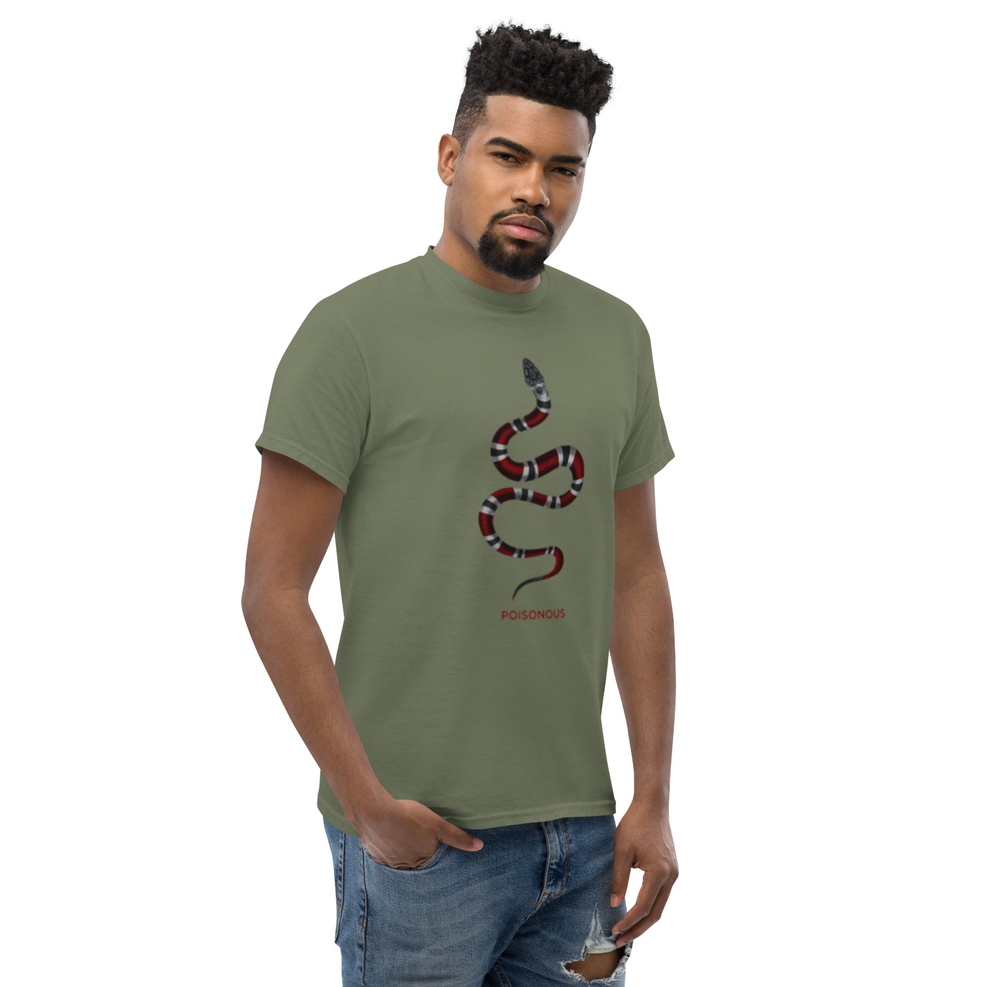 Foto di - T-shirt Stampata Unisex – 100% Cotone – Stile Streetwear e Confortevole – Poisonus-DTG-Biiply