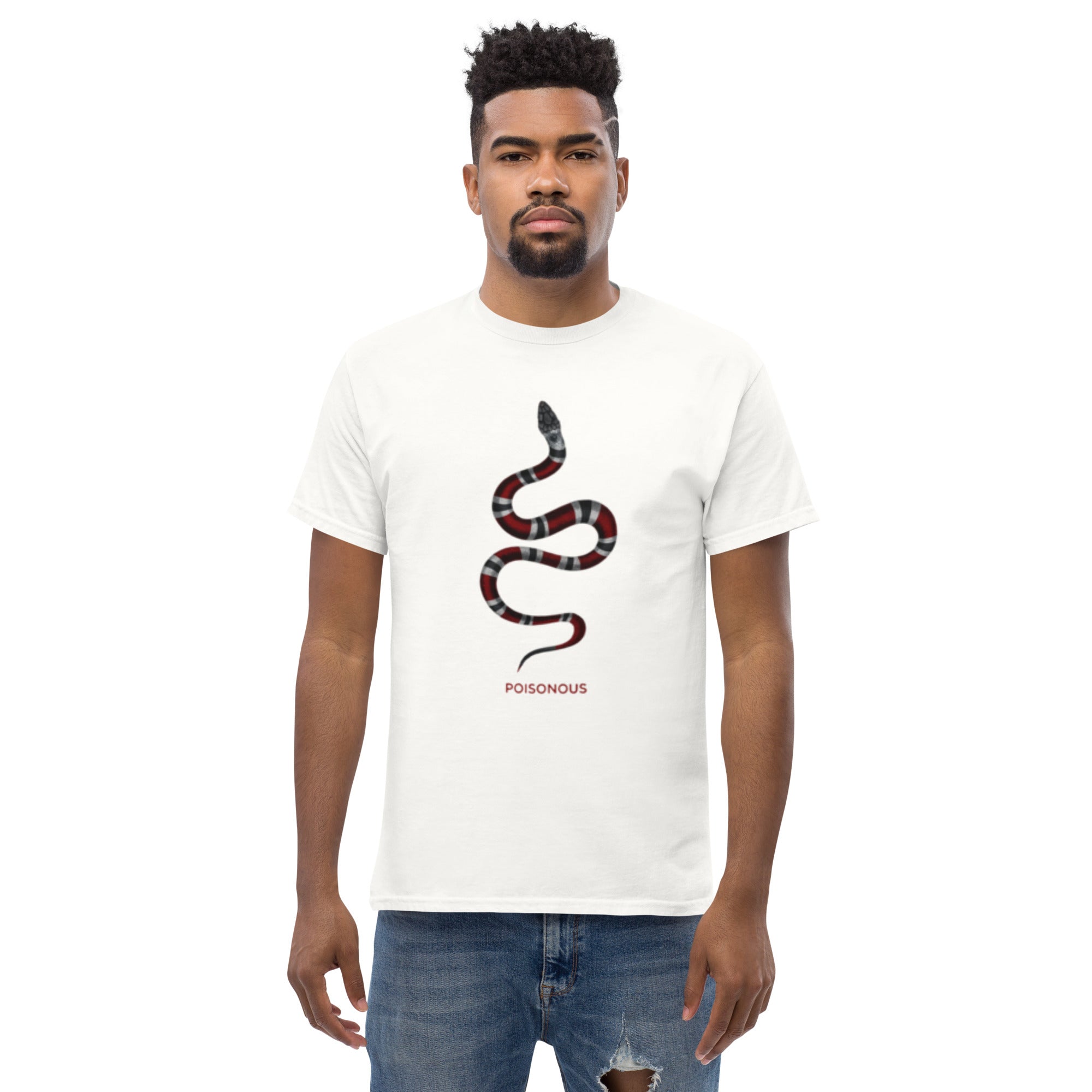 Foto di - T-shirt Stampata Unisex – 100% Cotone – Stile Streetwear e Confortevole – Poisonus-DTG-Biiply