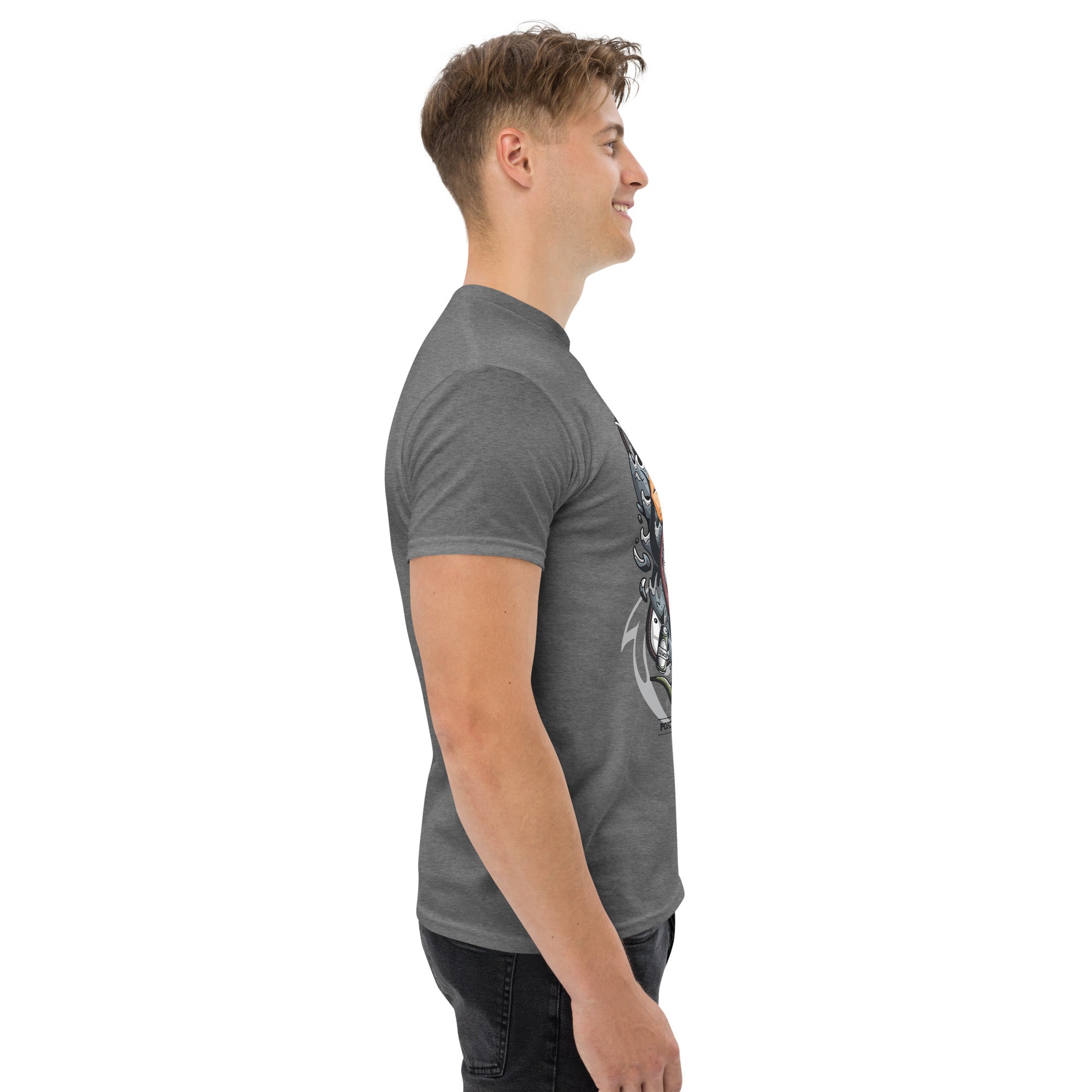 Foto di - T-shirt Stampata Unisex – 100% Cotone – Stile Streetwear e Confortevole – Popeye Vs Kraken-DTG-Biiply