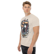 Foto di - T-shirt Stampata Unisex – 100% Cotone – Stile Streetwear e Confortevole – Popeye Vs Kraken-DTG-Biiply