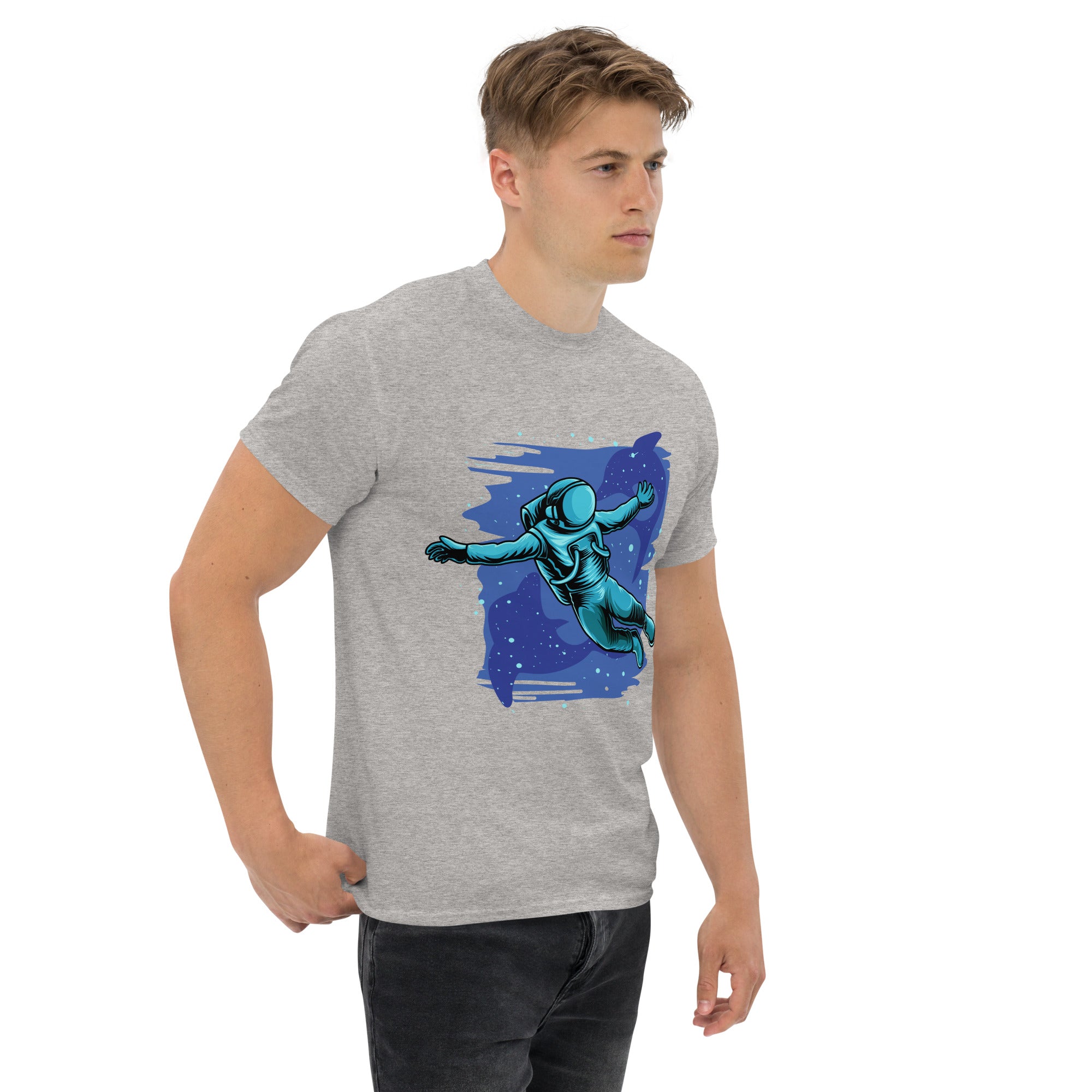 Foto di - T-shirt Stampata Unisex – 100% Cotone – Stile Streetwear e Confortevole – Relax In space-DTG-Biiply