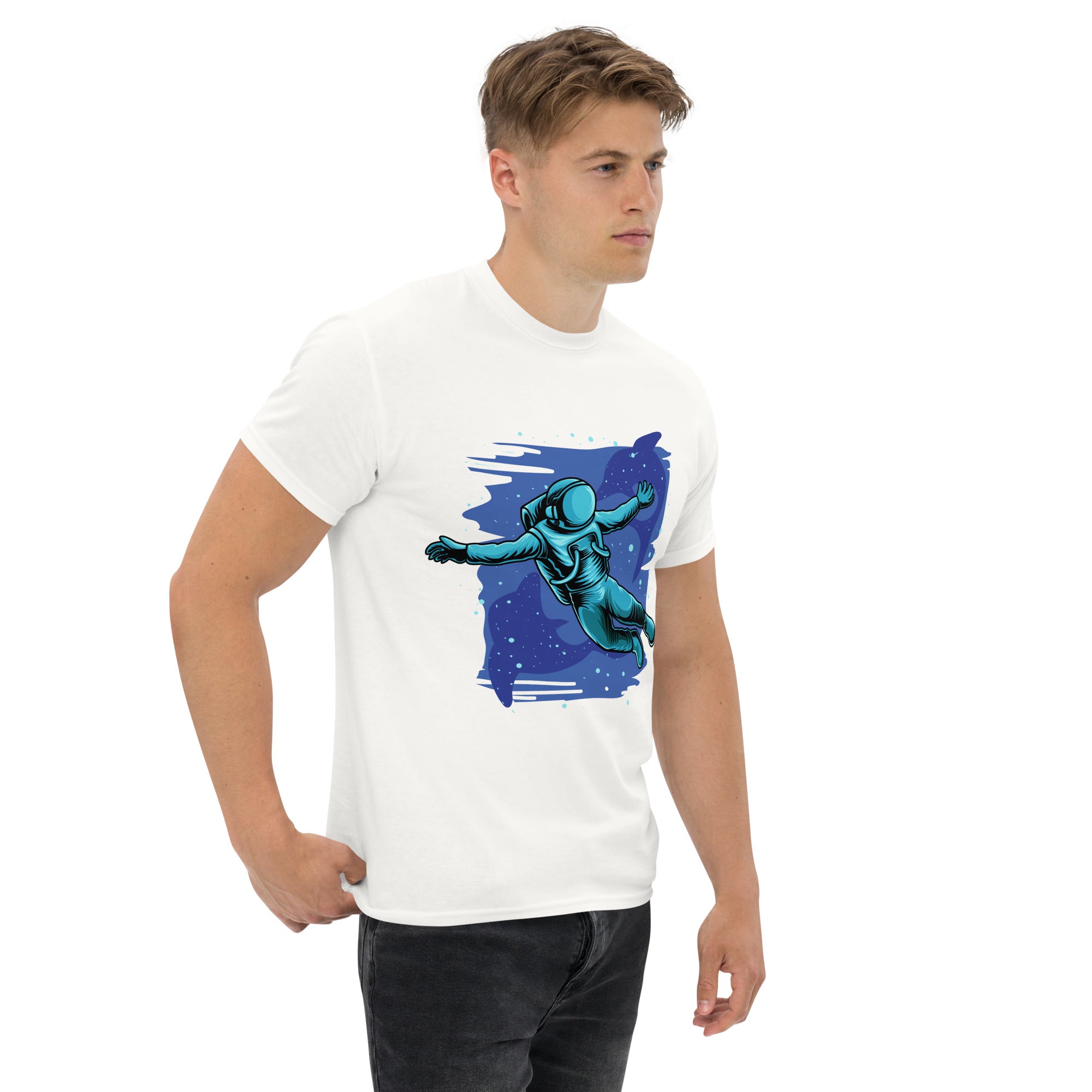 Foto di - T-shirt Stampata Unisex – 100% Cotone – Stile Streetwear e Confortevole – Relax In space-DTG-Biiply