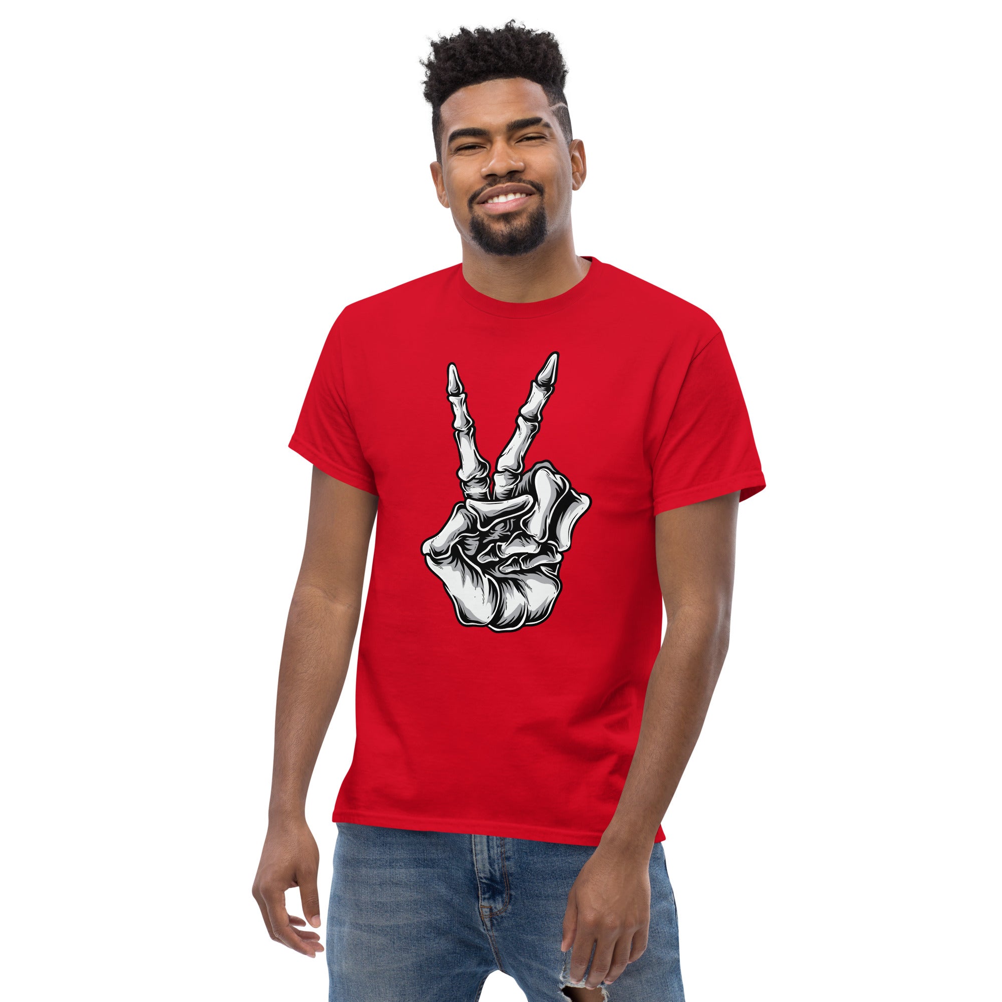 Foto di - T-shirt Stampata Unisex – 100% Cotone – Stile Streetwear e Confortevole – Saluto da bikers-DTG-Biiply