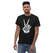 Foto di - T-shirt Stampata Unisex – 100% Cotone – Stile Streetwear e Confortevole – Saluto da bikers-DTG-Biiply