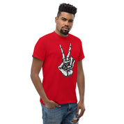 Foto di - T-shirt Stampata Unisex – 100% Cotone – Stile Streetwear e Confortevole – Saluto da bikers-DTG-Biiply