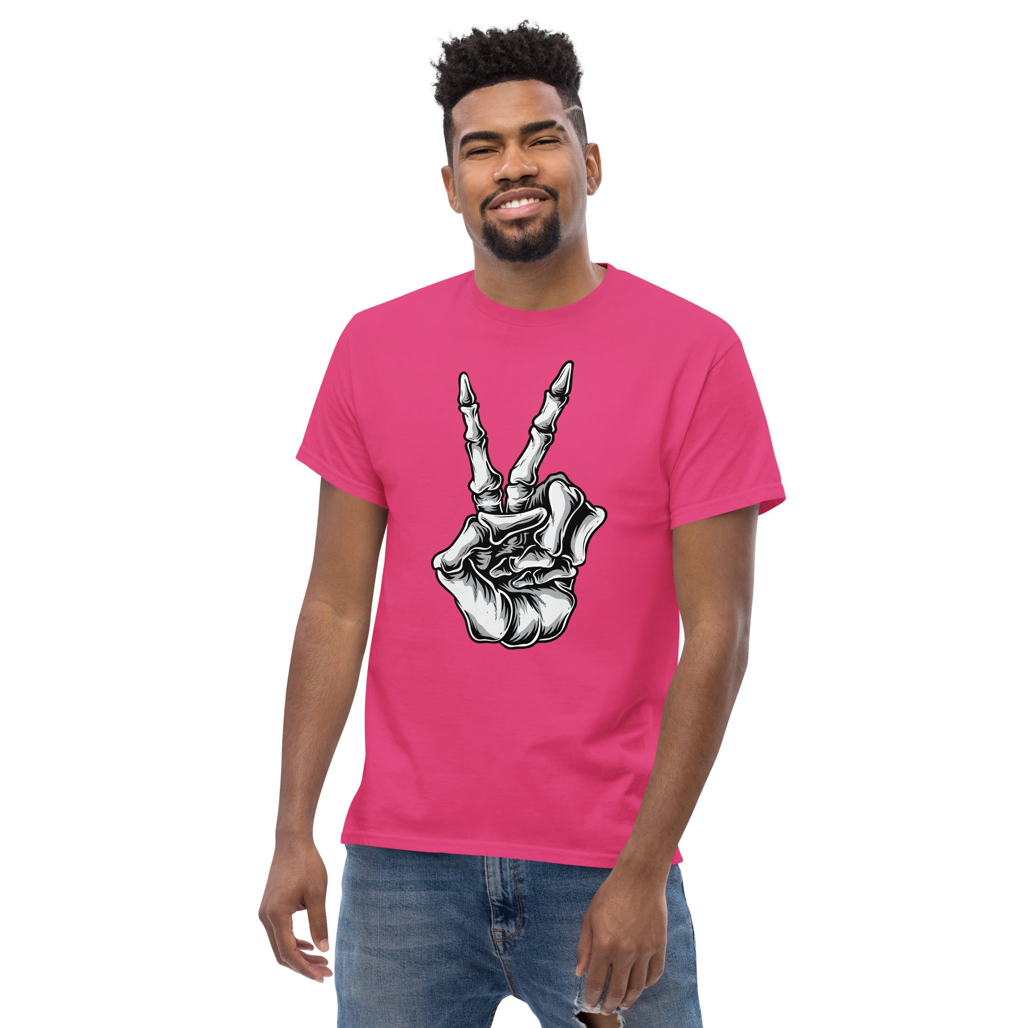 Foto di - T-shirt Stampata Unisex – 100% Cotone – Stile Streetwear e Confortevole – Saluto da bikers-DTG-Biiply