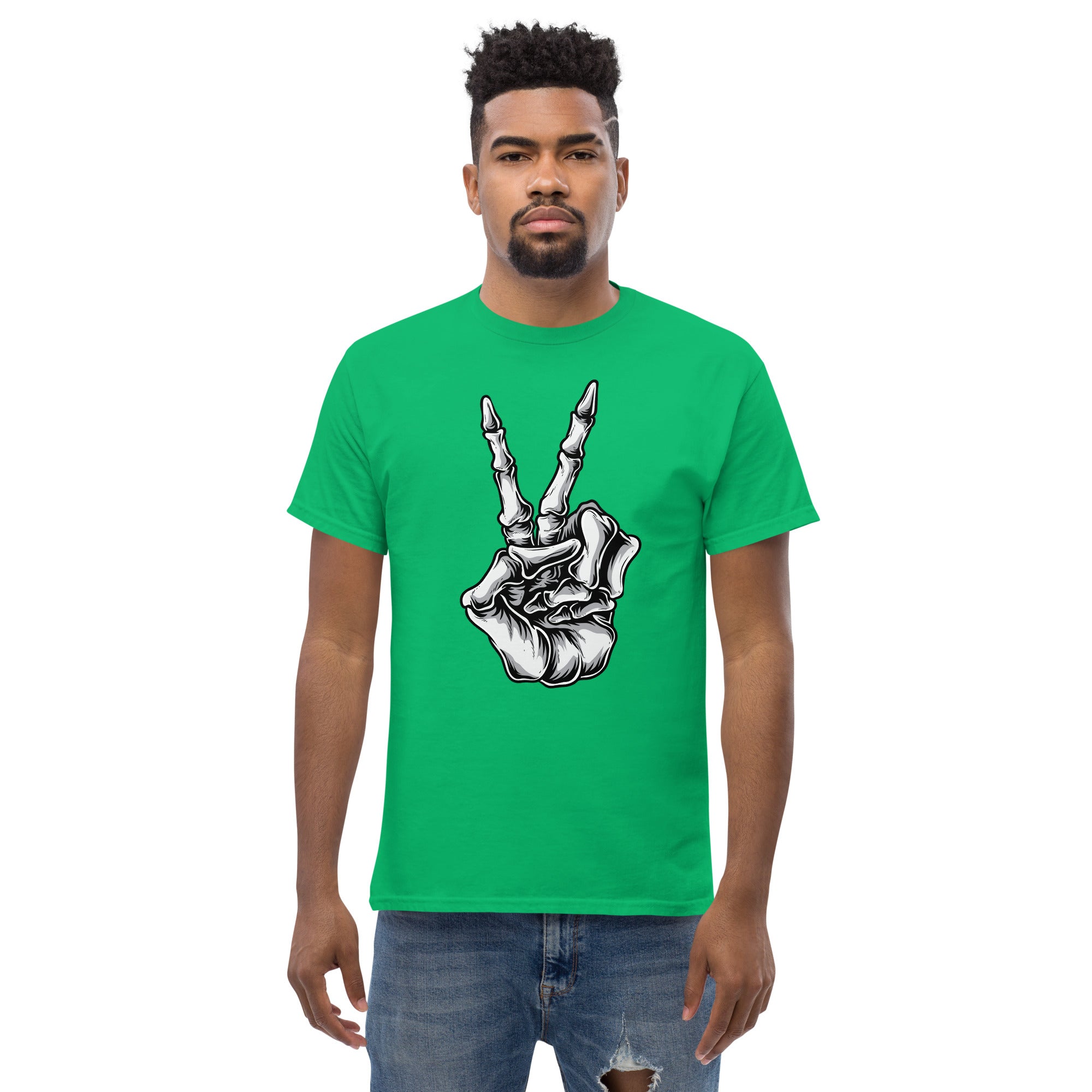 Foto di - T-shirt Stampata Unisex – 100% Cotone – Stile Streetwear e Confortevole – Saluto da bikers-DTG-Biiply