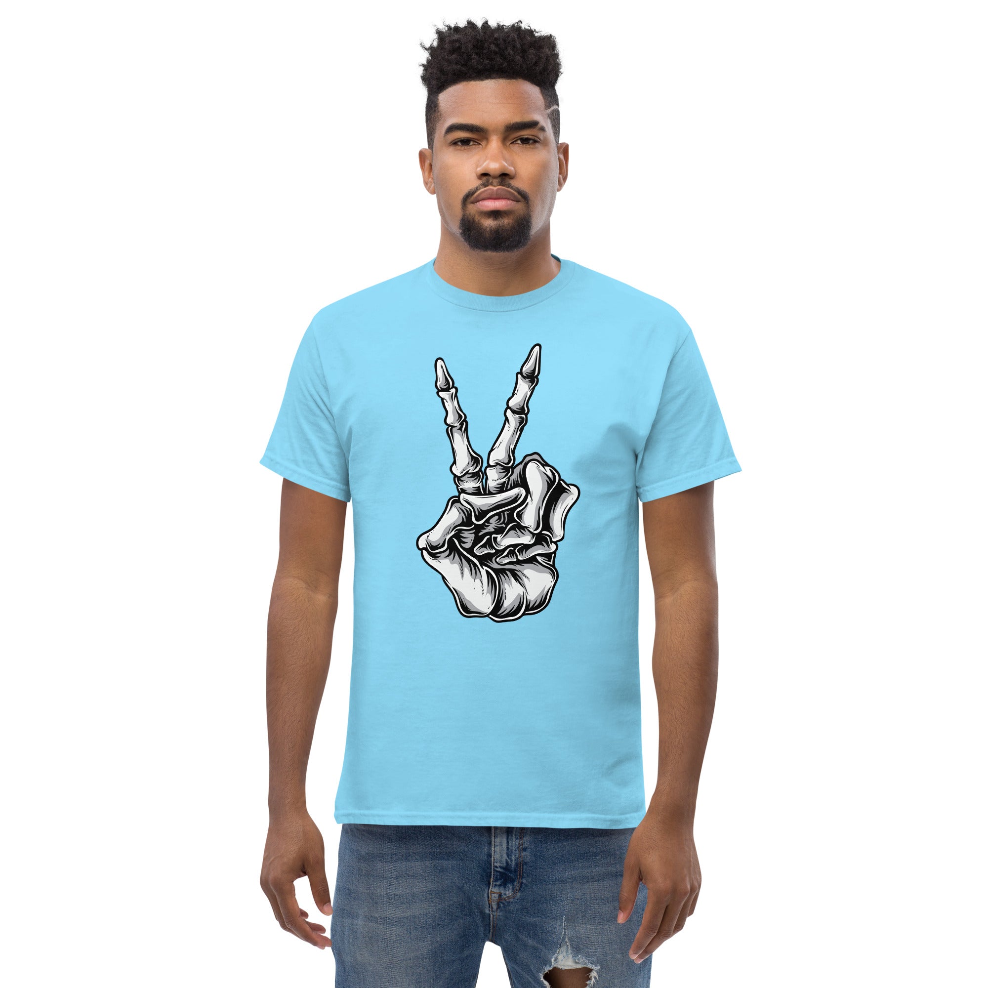 Foto di - T-shirt Stampata Unisex – 100% Cotone – Stile Streetwear e Confortevole – Saluto da bikers-DTG-Biiply