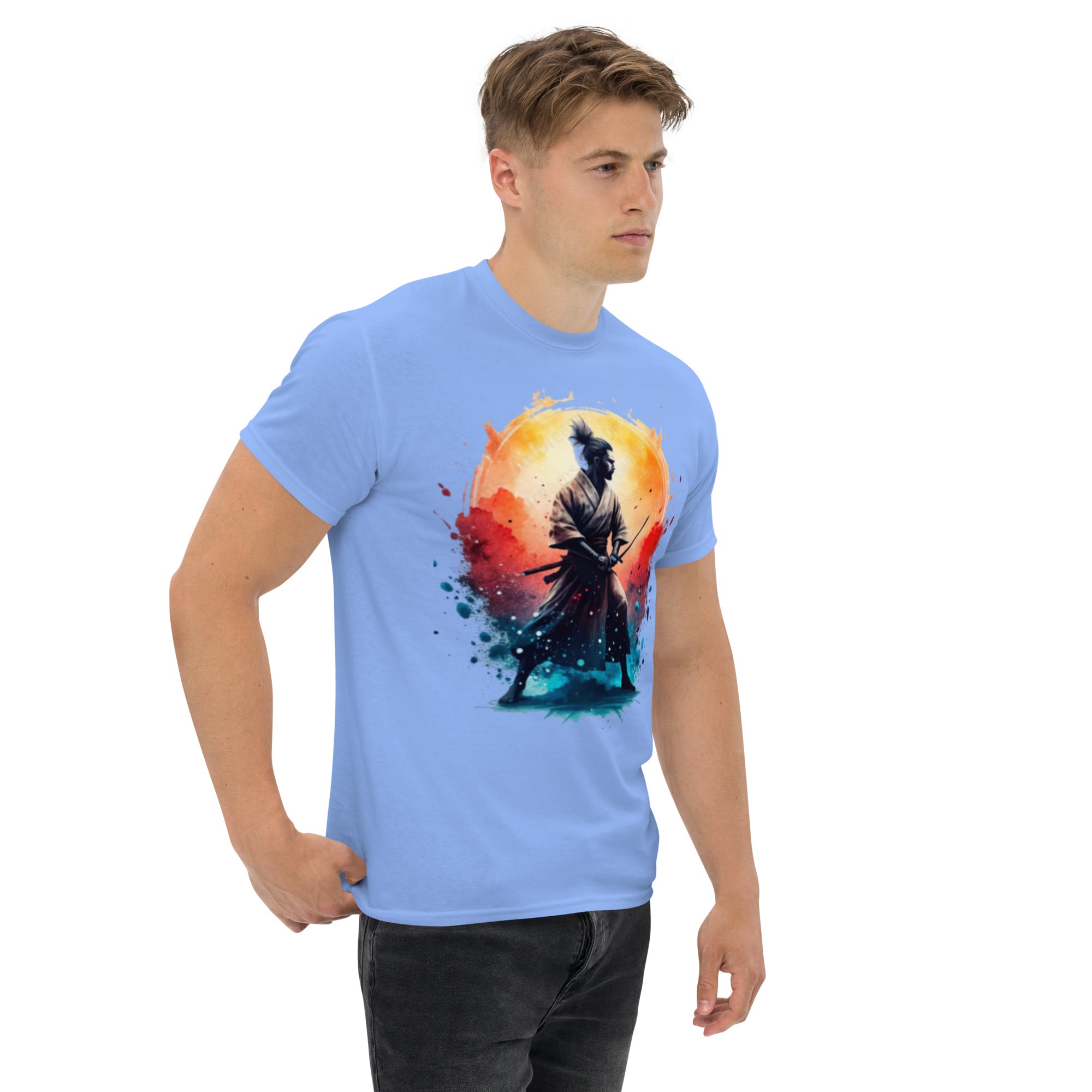 Foto di - T-shirt Stampata Unisex – 100% Cotone – Stile Streetwear e Confortevole – Samurai-DTG-Biiply
