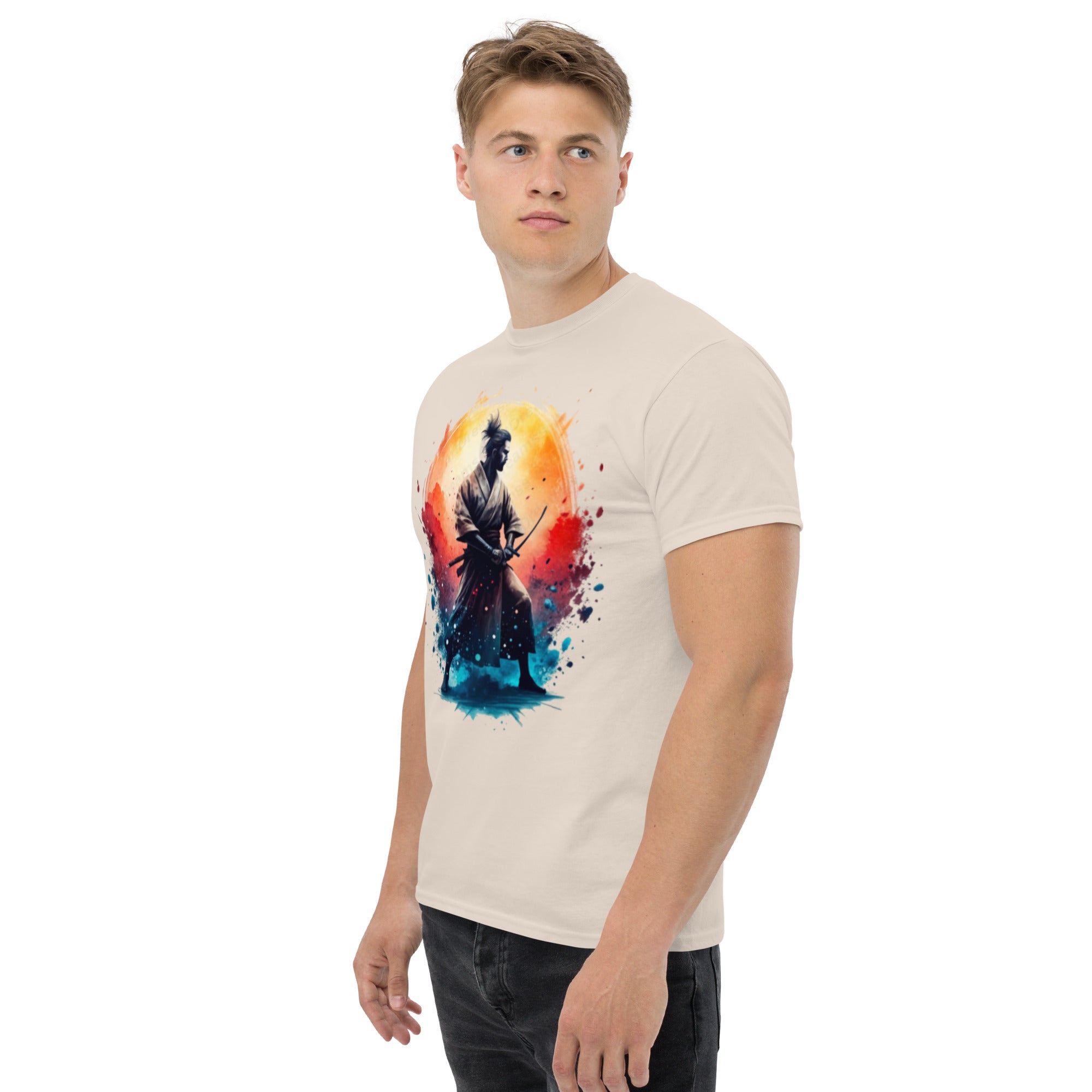 Foto di - T-shirt Stampata Unisex – 100% Cotone – Stile Streetwear e Confortevole – Samurai-DTG-Biiply