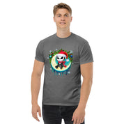 Foto di - T-shirt Stampata Unisex – 100% Cotone – Stile Streetwear e Confortevole – Scheletro Gotico Natale-DTG-Biiply