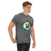 Foto di - T-shirt Stampata Unisex – 100% Cotone – Stile Streetwear e Confortevole – Scheletro Gotico Natale-DTG-Biiply