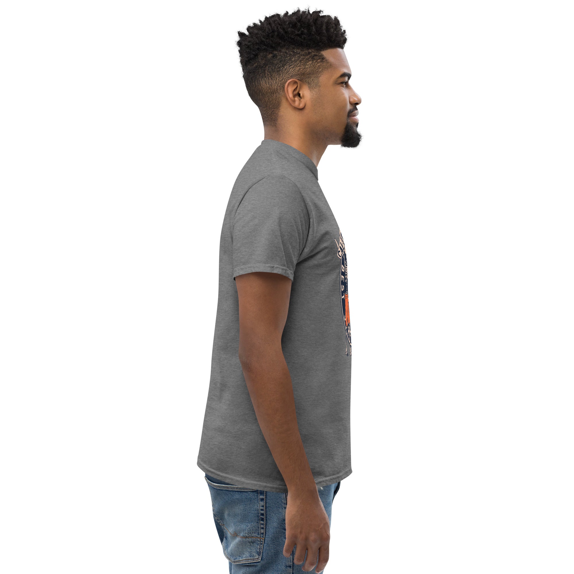 Foto di - T-shirt Stampata Unisex – 100% Cotone – Stile Streetwear e Confortevole – Scheletro surfista-DTG-Biiply