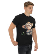 Foto di - T-shirt Stampata Unisex – 100% Cotone – Stile Streetwear e Confortevole – Scimmia Arrabbiata-DTG-Biiply