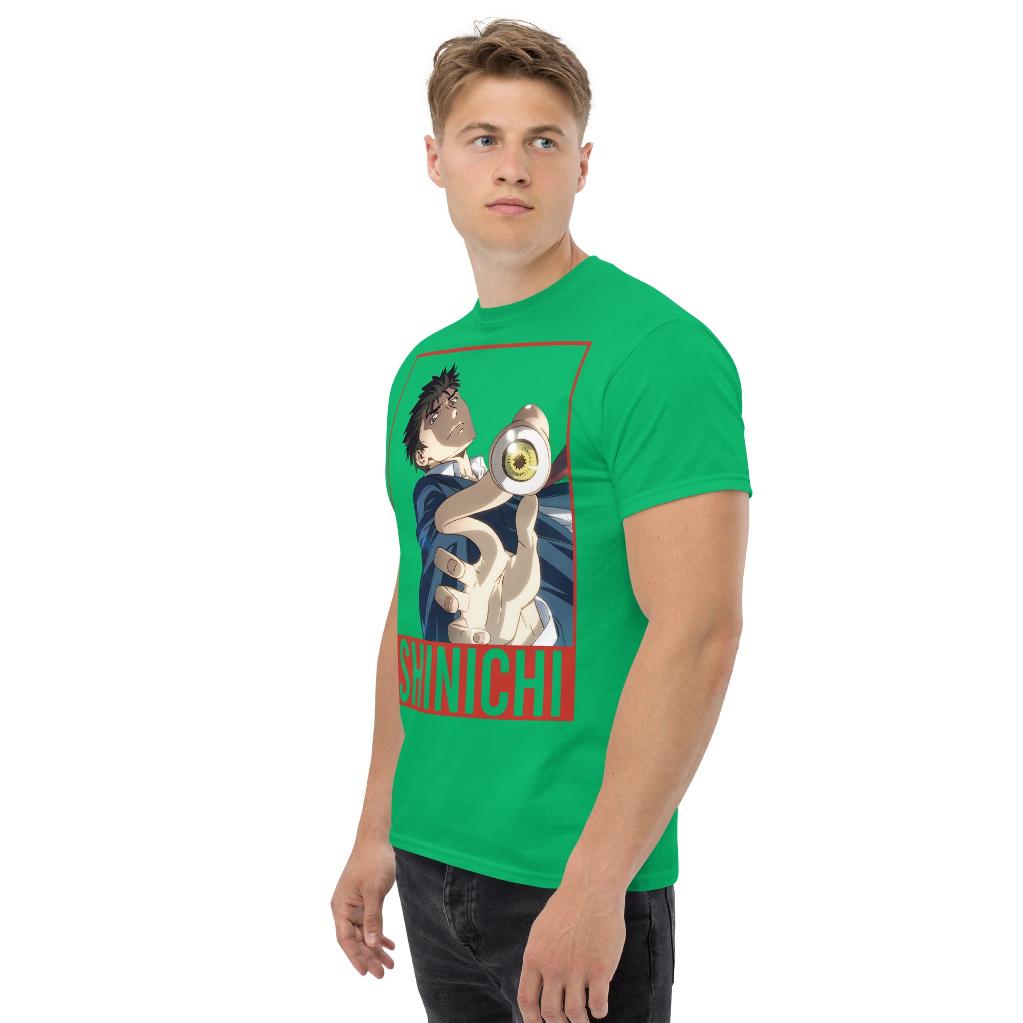 Foto di - T-shirt Stampata Unisex – 100% Cotone – Stile Streetwear e Confortevole – Shinichi Eyes-DTG-Biiply