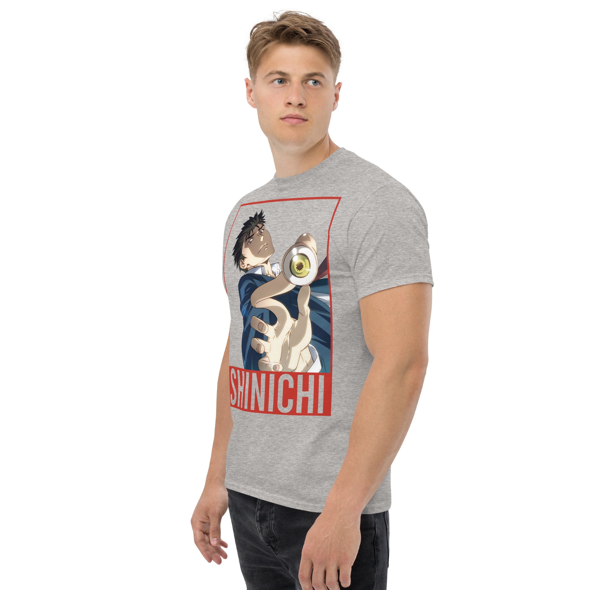 Foto di - T-shirt Stampata Unisex – 100% Cotone – Stile Streetwear e Confortevole – Shinichi Eyes-DTG-Biiply