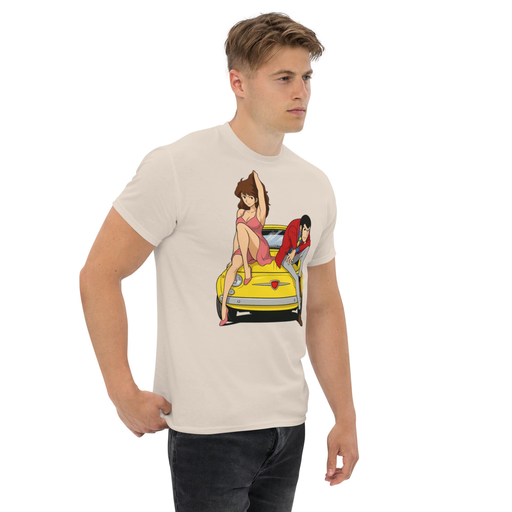 Foto di - T-shirt Stampata Unisex – 100% Cotone – Stile Streetwear e Confortevole – Simil Cartoon L-DTG-Biiply