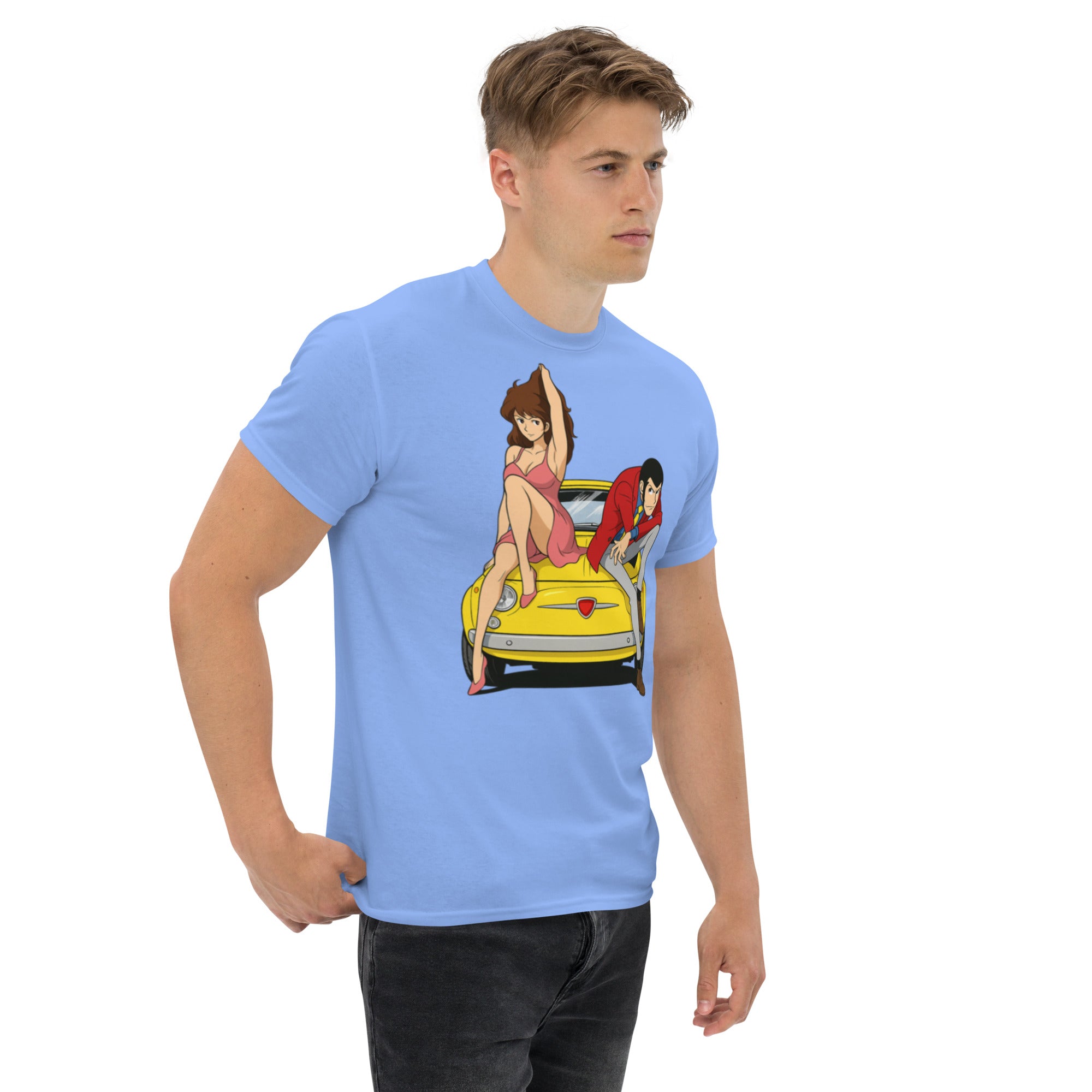 Foto di - T-shirt Stampata Unisex – 100% Cotone – Stile Streetwear e Confortevole – Simil Cartoon L-DTG-Biiply