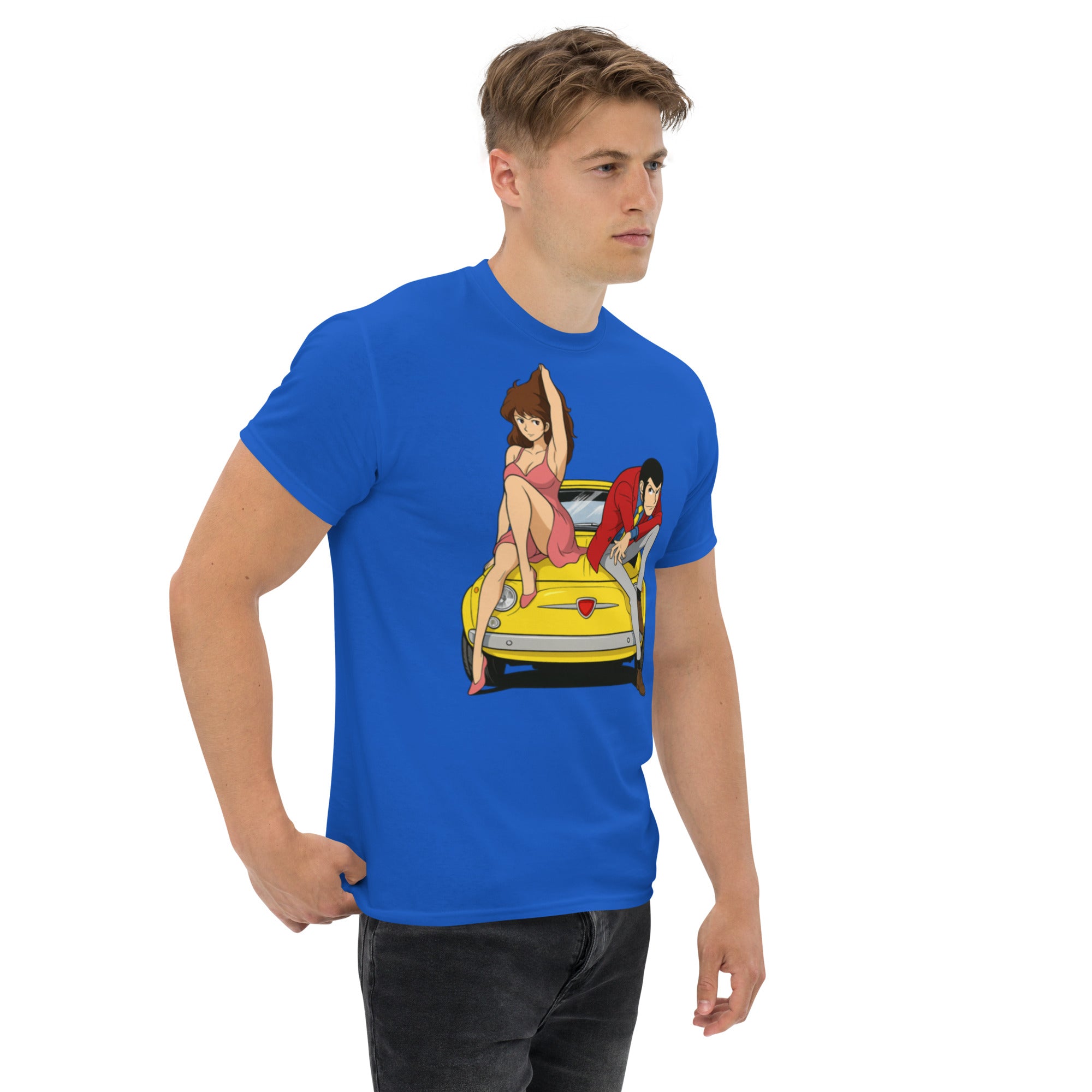 Foto di - T-shirt Stampata Unisex – 100% Cotone – Stile Streetwear e Confortevole – Simil Cartoon L-DTG-Biiply